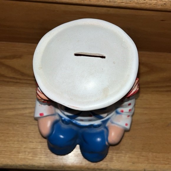 Vintage Raggedy Andy Doll Plastic Bank 1972 Collectible - Picture 3 of 4